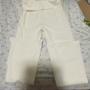 Elegant White Women's Pants